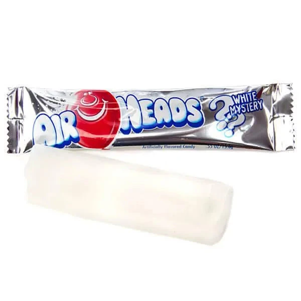 AirHeads Taffy Candy Bars - White Mystery: 36-Piece Box 1 AirHeads Taffy Candy Bars - White Mystery: 36-Piece Box