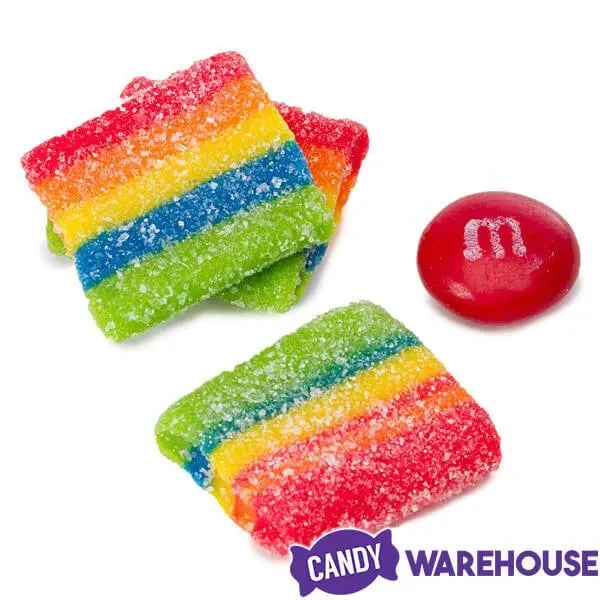 AirHeads Xtremes Bites Mini Sour Candy Belts - Rainbow Berry: 30-Ounce Bag 2 AirHeads Xtremes Bites Mini Sour Candy Belts - Rainbow Berry: 30-Ounce Bag - Image 2