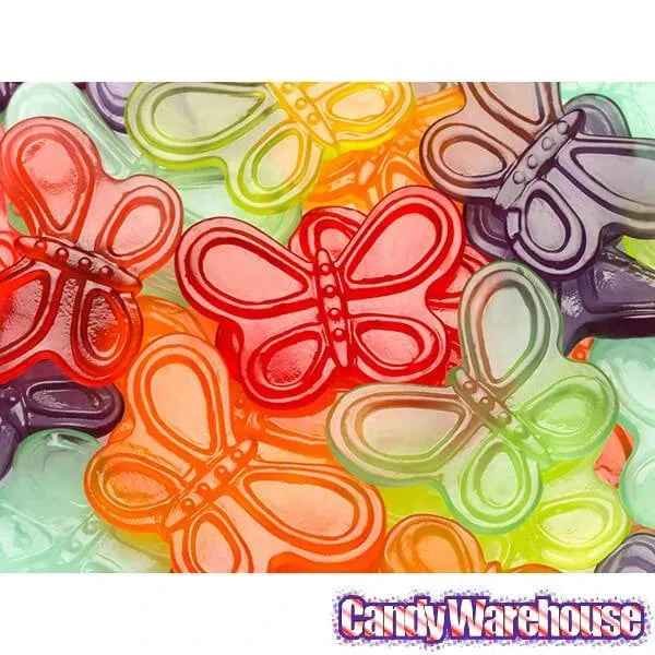 Albanese Gummy Butterflies Assortment: 5LB Bag 2 Albanese Gummy Butterflies Assortment: 5LB Bag - Image 2