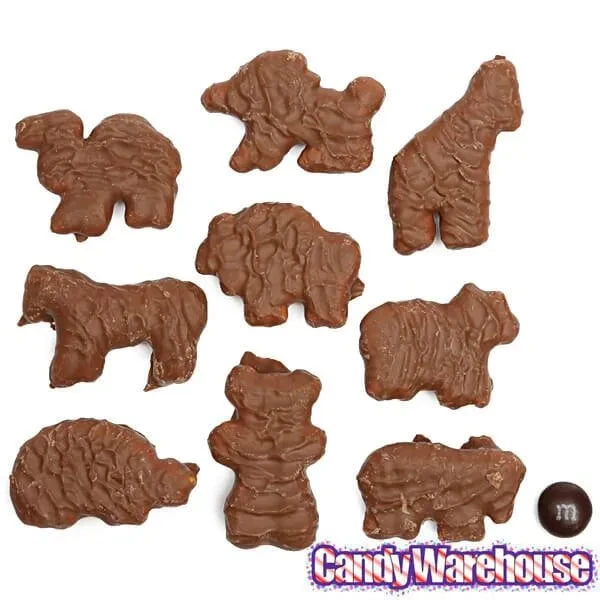 Albanese Milk Chocolate Covered Animal Crackers Candy: 2LB Bag 2 Albanese Milk Chocolate Covered Animal Crackers Candy: 2LB Bag - Image 2