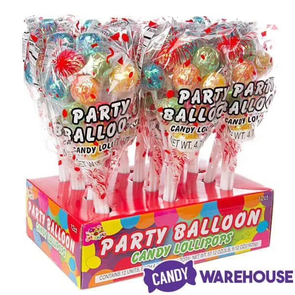 Albert's Party Balloons Lollipop Bouquets: 12-Piece Display 3 Albert's Party Balloons Lollipop Bouquets: 12-Piece Display - Image 3