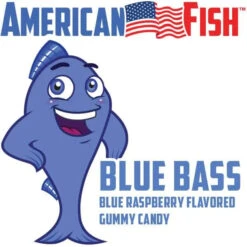 American Fish Chewy Candy - Blue: 16-Ounce Bag -Candy Shop american fish chewy candy blue 16 ounce bag candy warehouse 6