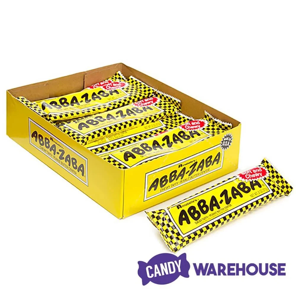Annabelle's Abba-Zaba Candy Bars: 24-Piece Box 3 Annabelle's Abba-Zaba Candy Bars: 24-Piece Box - Image 3