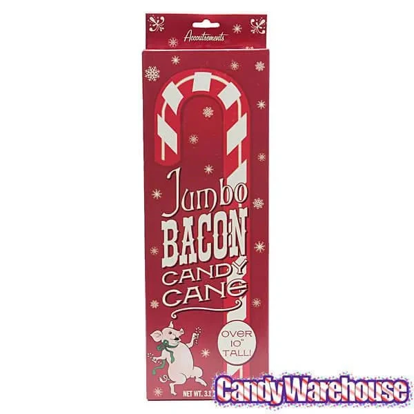 Archie McPhee Jumbo Bacon Candy Cane 3 Archie McPhee Jumbo Bacon Candy Cane - Image 3