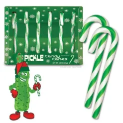 Archie McPhee Pickle Candy Canes: 6-Piece Box 5 Archie McPhee Pickle Candy Canes: 6-Piece Box -Candy Shop archie mcphee pickle candy canes 6 piece box candy warehouse 3