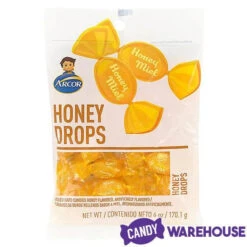 Arcor Honey Drops Hard Candy: 6-Ounce Bag 7 Arcor Honey Drops Hard Candy: 6-Ounce Bag -Candy Shop arcor honey drops hard candy 6 ounce bag candy warehouse 3