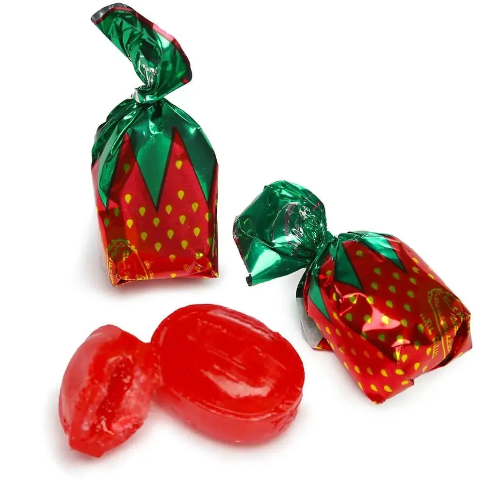 Arcor Strawberry Bon Bons Hard Candy: 1LB Bag 1 Arcor Strawberry Bon Bons Hard Candy: 1LB Bag