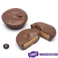 Asher's Giant Chocolate Peanut Butter Caramel Cups: 24-Piece Box -Candy Shop asher s giant chocolate peanut butter caramel cups 24 piece box candy warehouse 3