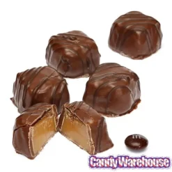 Asher's Milk Chocolate Covered Vanilla Caramels: 6LB Box -Candy Shop asher s milk chocolate covered vanilla caramels 6lb box candy warehouse 3