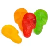 Assorted Colors Gummy Skulls: 5LB Bag