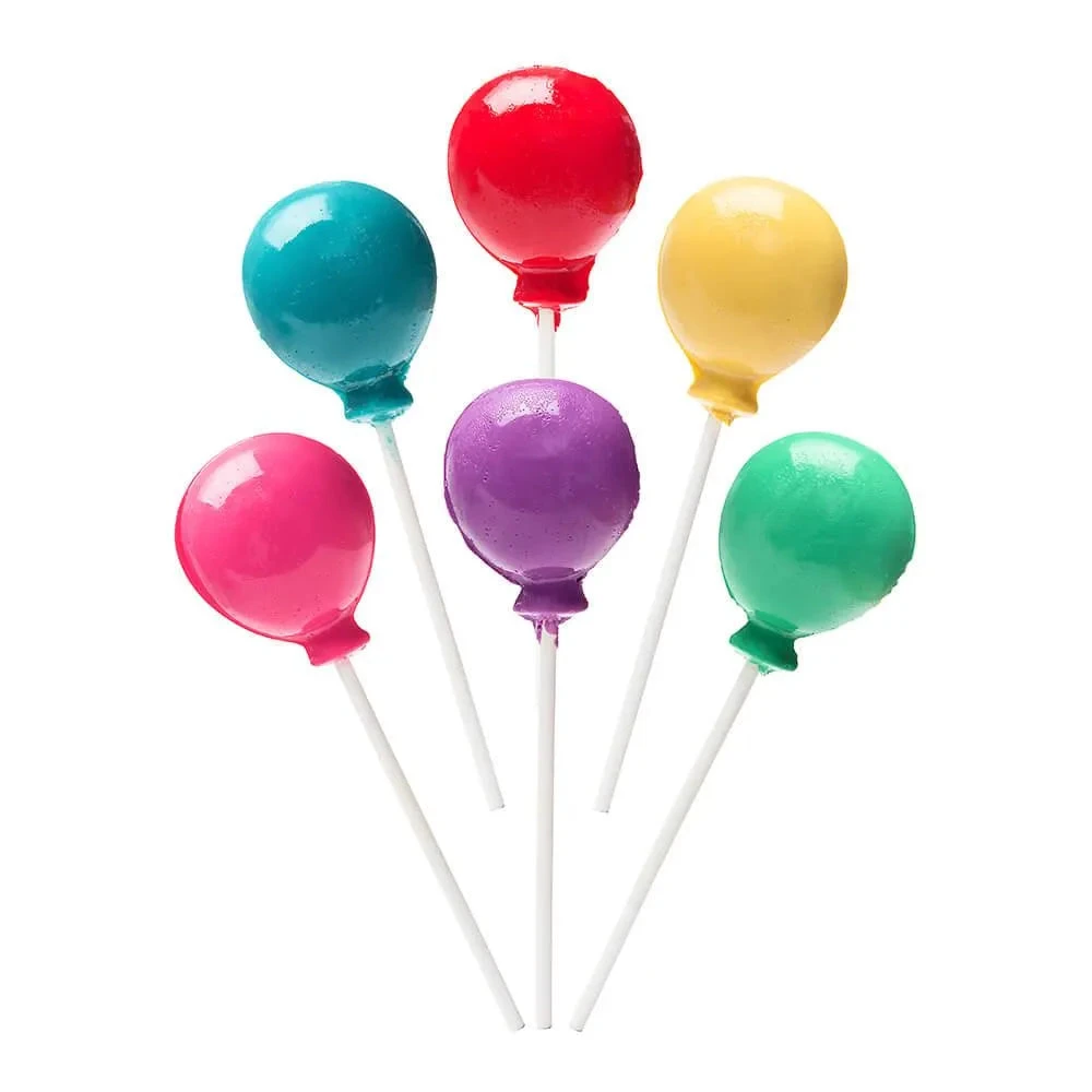 Balloons Hard Candy Lollipops: 12-Piece Pack 1 Balloons Hard Candy Lollipops: 12-Piece Pack