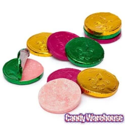 Bee International Mardi Gras Bubble Gum Coins: 100-Piece Bag -Candy Shop bee international mardi gras bubble gum coins 100 piece bag candy warehouse 6 ee43be8a e859 461c a184 fcb4f90ba610