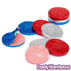 Bee International Patriotic USA Bubble Gum Coins: 100-Piece Bag -Candy Shop bee international patriotic usa bubble gum coins 100 piece bag candy warehouse 3 ab989225 8445 47da a6e3 e86e076259b9