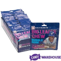Big League Chew Bubble Gum Packs - Blue Raspberry: 12-Piece Box 8 Big League Chew Bubble Gum Packs - Blue Raspberry: 12-Piece Box -Candy Shop big league chew bubble gum packs blue raspberry 12 piece box candy warehouse 4