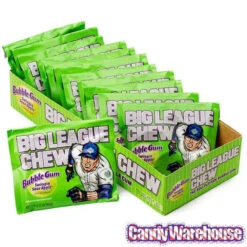 Big League Chew Bubble Gum Packs - Sour Apple: 12-Piece Box 7 Big League Chew Bubble Gum Packs - Sour Apple: 12-Piece Box -Candy Shop big league chew bubble gum packs sour apple 12 piece box candy warehouse 4 c51648a2 4162 4b86 b293 1540e09fc74d