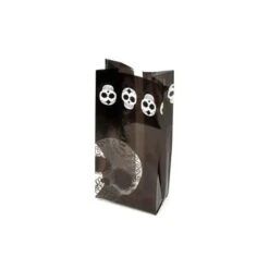 Black Cello Candy Bags With Day Of The Dead Skulls: 100-Piece Box -Candy Shop black cello candy bags with day of the dead skulls 100 piece box candy warehouse 4