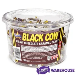 Black Cow Bite-Size Chocolate Caramel Candy: 160-Piece Tub 7 Black Cow Bite-Size Chocolate Caramel Candy: 160-Piece Tub -Candy Shop black cow bite size chocolate caramel candy 160 piece tub candy warehouse 4