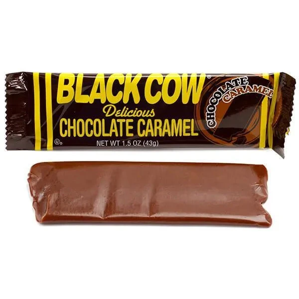 Black Cow Chocolate Caramel Candy Bars: 24-Piece Box 1 Black Cow Chocolate Caramel Candy Bars: 24-Piece Box