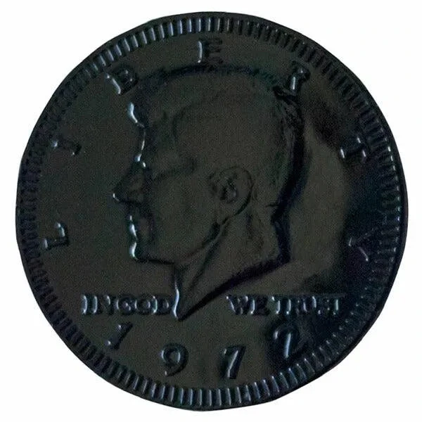 Black Foiled Milk Chocolate Coins: 1LB Bag 1 Black Foiled Milk Chocolate Coins: 1LB Bag