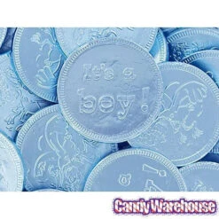 Blue Foiled Baby Boy Milk Chocolate Coins: 1LB Bag 7 Blue Foiled Baby Boy Milk Chocolate Coins: 1LB Bag -Candy Shop blue foiled baby boy milk chocolate coins 1lb bag candy warehouse 4 c9236fca 1cc5 43bc a9f9 06edbae5cc8b