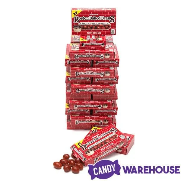 Boston Baked Beans Candy Mini Packs: 24-Piece Box 2 Boston Baked Beans Candy Mini Packs: 24-Piece Box - Image 2