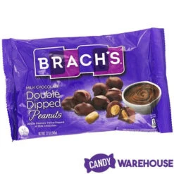 Brach's Double Dippers Milk Chocolate Covered Peanuts: 12-Ounce Bag -Candy Shop brach s double dippers milk chocolate covered peanuts 12 ounce bag candy warehouse 5 8c62dab0 7d30 446f bbde 481fc16ff76b