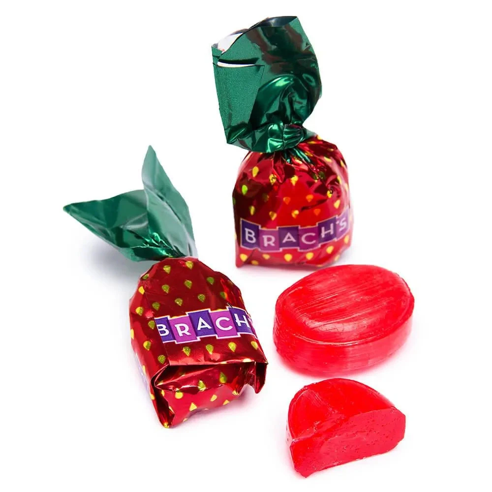Brach's Strawberry Bon Bons Candy: 5LB Bag 1 Brach's Strawberry Bon Bons Candy: 5LB Bag