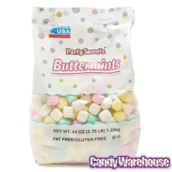 Butter Mint Creams - Assorted Pastels: 2.75LB Bag -Candy Shop butter mint creams assorted pastels 2 75lb bag candy warehouse 4 63dbdbc8 0ef8 42b7 b4b5 bc2b7f285d71