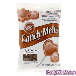 Wilton Candy Melts - Light Cocoa: 12-Ounce Bag -Candy Shop candy melts light cocoa 12 ounce bag candy warehouse 4