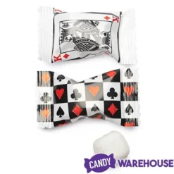 Card Games Wrapped Butter Mint Creams: 300-Piece Case -Candy Shop card games wrapped butter mint creams 300 piece case candy warehouse 6
