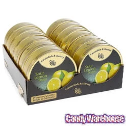 Cavendish & Harvey Hard Candy Drops Tins - Sour Lemon: 12-Piece Box 5 Cavendish & Harvey Hard Candy Drops Tins - Sour Lemon: 12-Piece Box -Candy Shop cavendish and harvey hard candy drops tins sour lemon 12 piece box candy warehouse 3