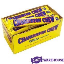 Charleston Chew Candy Bars - Vanilla: 24-Piece Box 6 Charleston Chew Candy Bars - Vanilla: 24-Piece Box -Candy Shop charleston chew candy bars vanilla 24 piece box candy warehouse 3