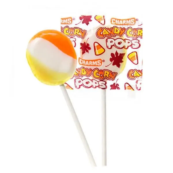 Charms Candy Corn Pops: 15-Piece Bag 1 Charms Candy Corn Pops: 15-Piece Bag