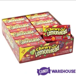 Chewy Lemonhead Fruit Mix Candy Mini Packs: 24-Piece Box 11 Chewy Lemonhead Fruit Mix Candy Mini Packs: 24-Piece Box -Candy Shop chewy lemonhead fruit mix candy mini packs 24 piece box candy warehouse 6