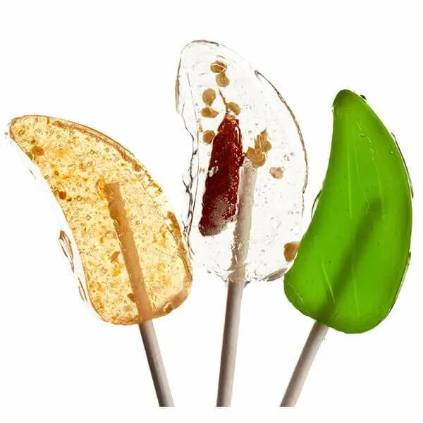 Chili Lix Pepper Shaped Lollipops: 36-Piece Box 1 Chili Lix Pepper Shaped Lollipops: 36-Piece Box