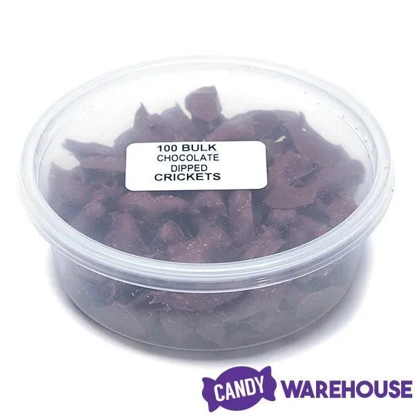 Chocolate Covered Crickets: 100-Piece Tub 2 Chocolate Covered Crickets: 100-Piece Tub - Image 2