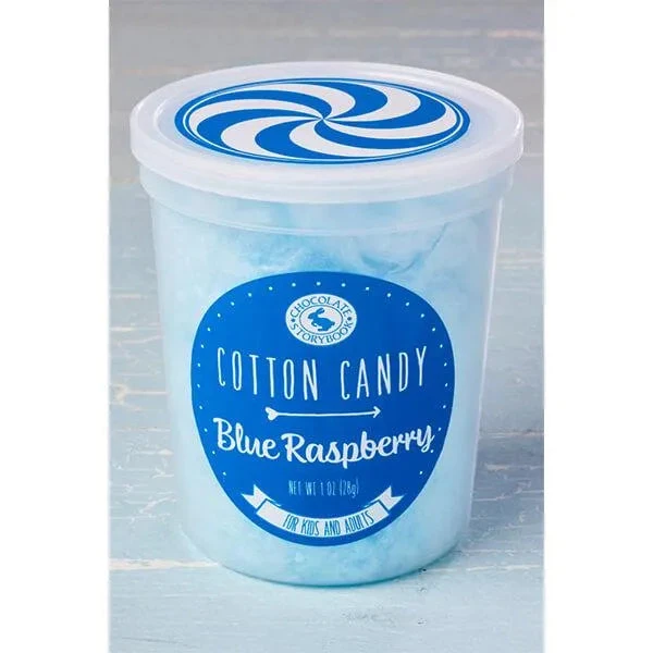Chocolate Storybook Cotton Candy - Blue Raspberry: 1-Ounce Tub 3 Chocolate Storybook Cotton Candy - Blue Raspberry: 1-Ounce Tub - Image 3