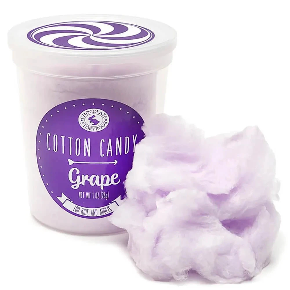 Chocolate Storybook Cotton Candy - Grape: 1-Ounce Tub 1 Chocolate Storybook Cotton Candy - Grape: 1-Ounce Tub