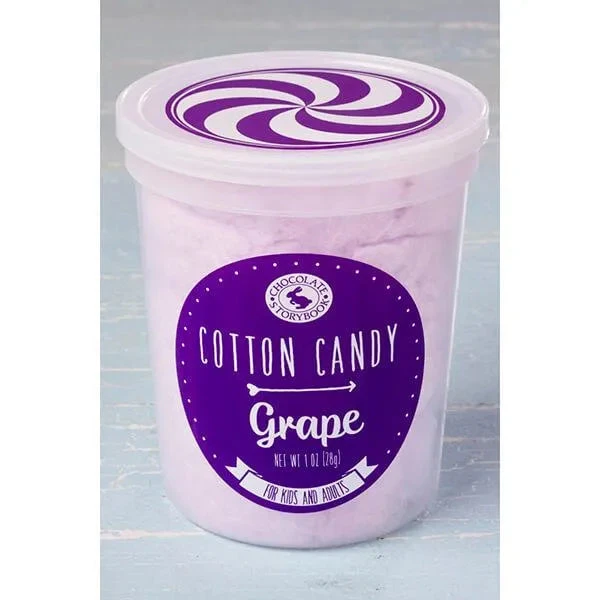 Chocolate Storybook Cotton Candy - Grape: 1-Ounce Tub 2 Chocolate Storybook Cotton Candy - Grape: 1-Ounce Tub - Image 2