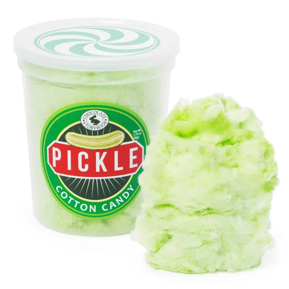 Chocolate Storybook Cotton Candy - Pickle: 1-Ounce Tub 1 Chocolate Storybook Cotton Candy - Pickle: 1-Ounce Tub