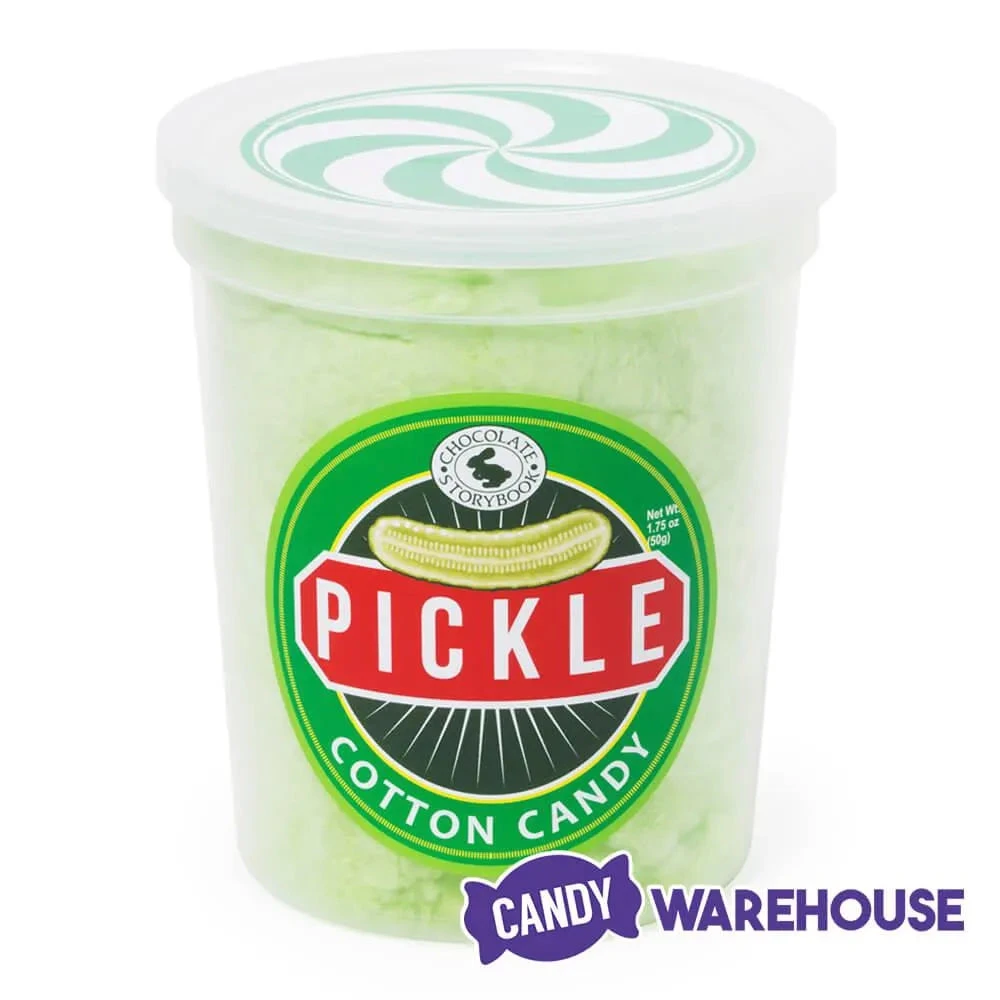 Chocolate Storybook Cotton Candy - Pickle: 1-Ounce Tub 2 Chocolate Storybook Cotton Candy - Pickle: 1-Ounce Tub - Image 2