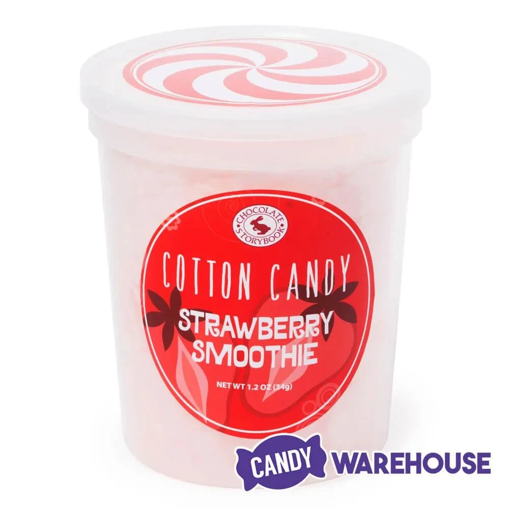 Chocolate Storybook Cotton Candy - Strawberry Smoothie: 1-Ounce Tub 2 Chocolate Storybook Cotton Candy - Strawberry Smoothie: 1-Ounce Tub - Image 2