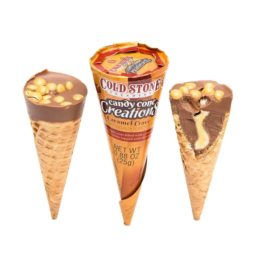 Coldstone Creamery Candy Cones - Caramel Craves: 12-Piece Display 1 Coldstone Creamery Candy Cones - Caramel Craves: 12-Piece Display