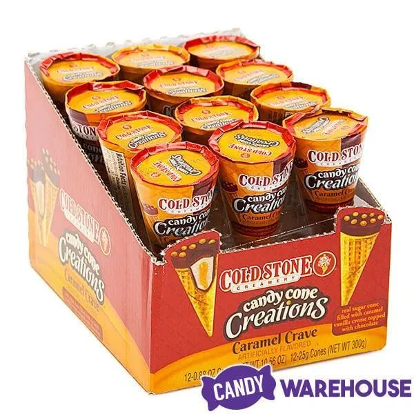 Coldstone Creamery Candy Cones - Caramel Craves: 12-Piece Display 2 Coldstone Creamery Candy Cones - Caramel Craves: 12-Piece Display - Image 2