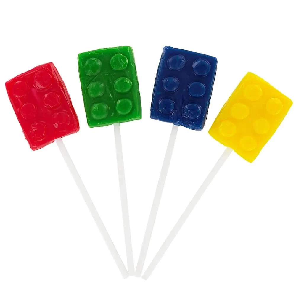 Color Brick Lego Lollipops: 12-Piece Box 1 Color Brick Lego Lollipops: 12-Piece Box