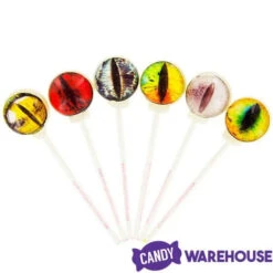 Creature Eyes Lollipops: 6-Piece Gift Pack 12 Creature Eyes Lollipops: 6-Piece Gift Pack -Candy Shop creature eyes lollipops 6 piece gift pack candy warehouse 6