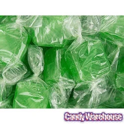 Cubes Hard Candy - Green Apple: 3LB Bag -Candy Shop cubes hard candy green apple 3lb bag candy warehouse 4