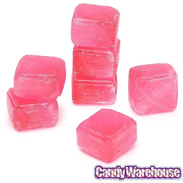 Cubes Hard Candy - Strawberry: 3LB Bag 2 Cubes Hard Candy - Strawberry: 3LB Bag - Image 2