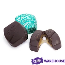 Dove Dark Chocolate Sea Salt Caramel Squares: 28-Piece Bag -Candy Shop dove dark chocolate sea salt caramel squares 28 piece bag candy warehouse 4