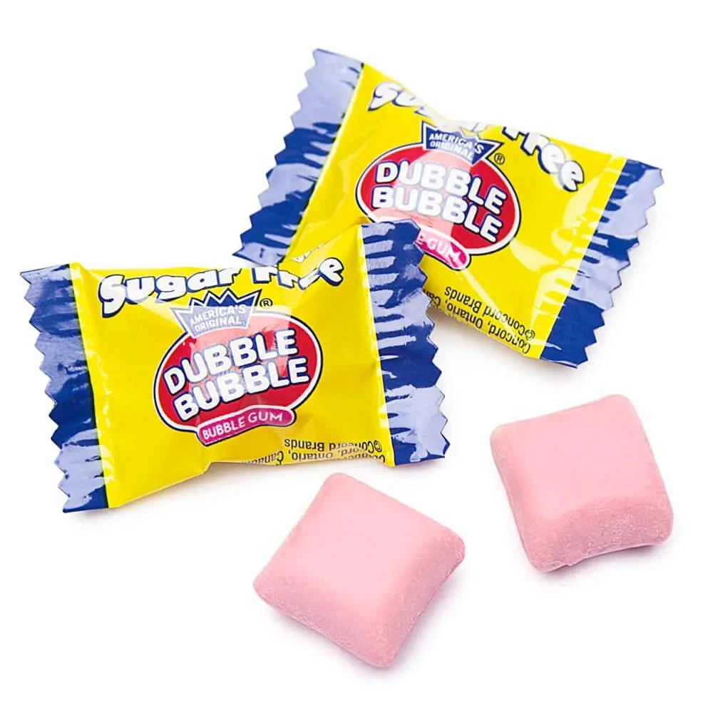 Dubble Bubble Sugar Free Gum Packets: 240-Piece Box 1 Dubble Bubble Sugar Free Gum Packets: 240-Piece Box
